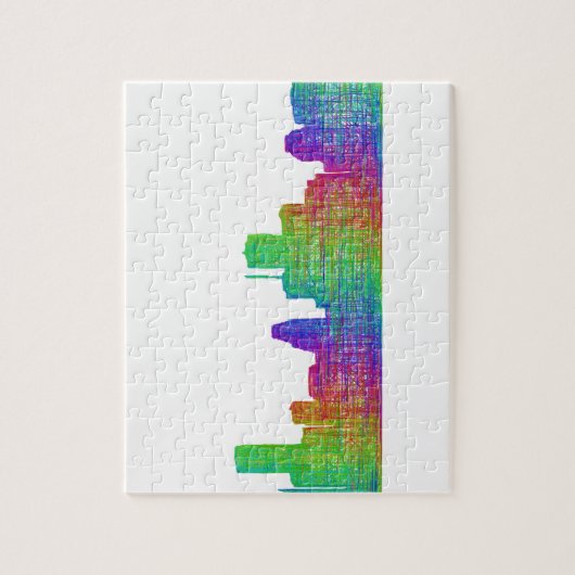 Houston-Skyline Puzzle (Vertikal)