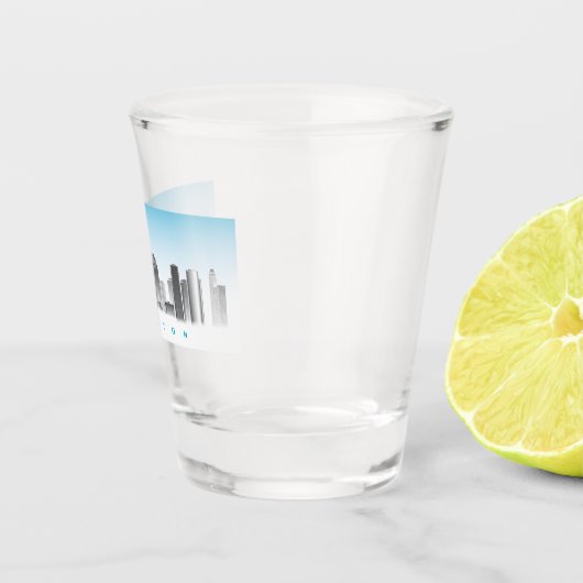 Houston Skyline Schnapsglas (Rechts)
