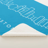 Houston-Skyline Sherpadecke (3/4)