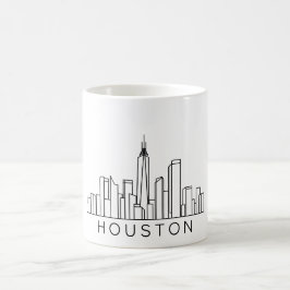 Houston Skyline - Stadtbild Kaffeetasse