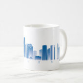 Houston Skyline Tasse (VorderseiteRechts)