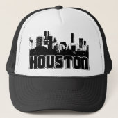 Houston-Skyline Truckerkappe (Vorderseite)