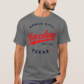 Houston Space City Texas Vintag USA T-Shirt