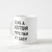 Houston-Sportfan, zu sein Kaffeetasse (Vorderseite Links)