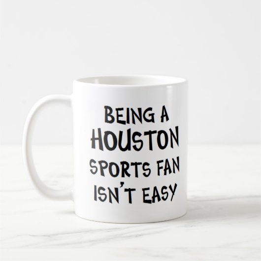 Houston-Sportfan, zu sein Kaffeetasse (Links)