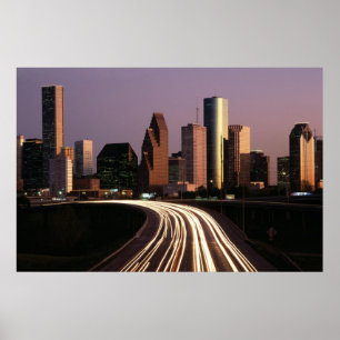 Houston-Stadt-Skyline-Plakat VON 8,99 Poster