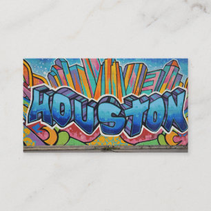 Houston Street Art Begleitkarte