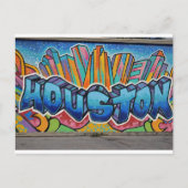 Houston Street Art Postkarte (Vorderseite)