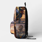 HOUSTON - SUPERHERO BEDRUCKTER RUCKSACK (Rechts)