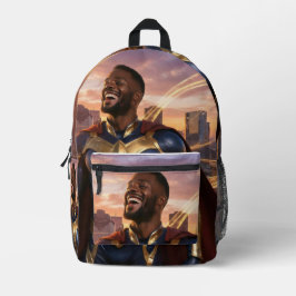HOUSTON - SUPERHERO BEDRUCKTER RUCKSACK