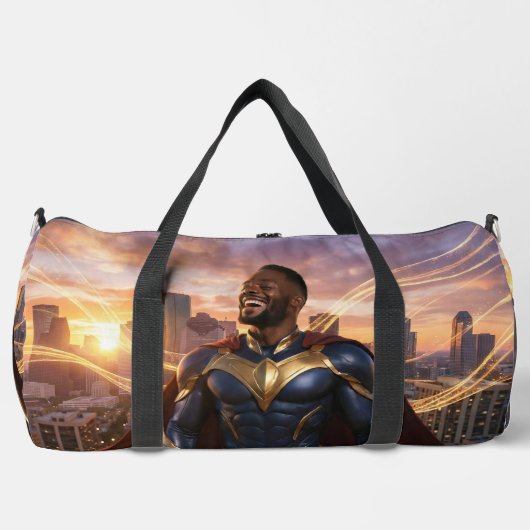 HOUSTON - SUPERHERO DUFFLE BAG (Vorderseite)