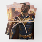 HOUSTON - SUPERHERO GESCHENKPAPIER SET (Beispiel)