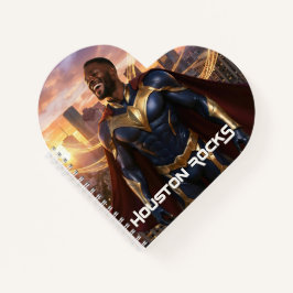 HOUSTON - SUPERHERO NOTIZBLOCK