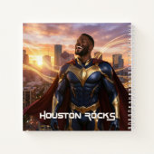 HOUSTON - SUPERHERO NOTIZBLOCK (Rückseite)