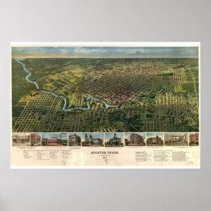 Houston, Texas… 1891 Poster