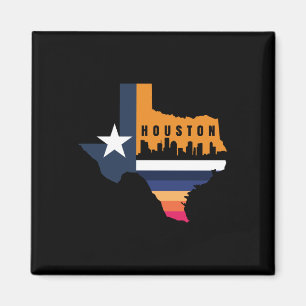 Houston Texas America Gift US-Aufkleber Magnet
