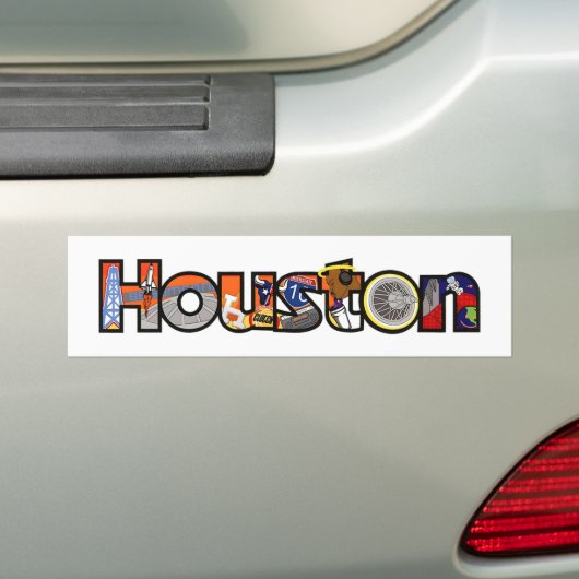 Houston Texas Autoaufkleber (Auf Auto)
