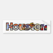 Houston Texas Autoaufkleber (Vorne)