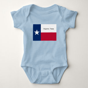 Houston, Texas Baby Bodysuit, Schlafer Strampler