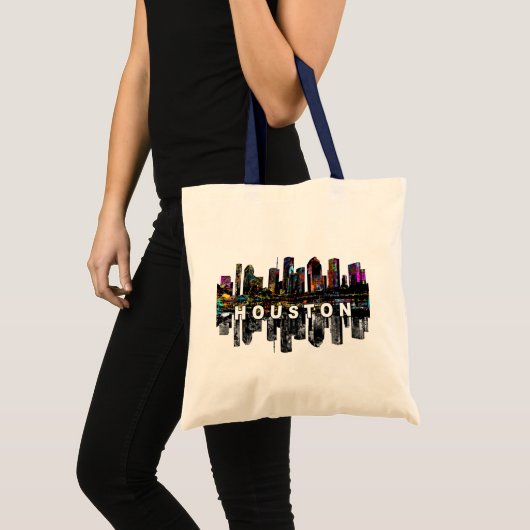 Houston, Texas, bedeckt mit Graffiti Tote Bag Tragetasche (Vorderseite (Produkt))