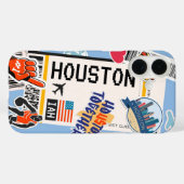 Houston Texas Boarding Pass Case-Mate iPhone Hülle (Rückseite (Horizontal))