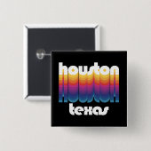 Houston, Texas Button (Vorne & Hinten)