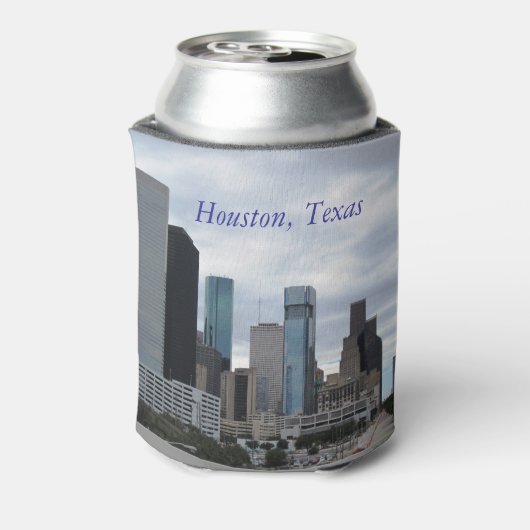 Houston, Texas Can Cooler Dosenkühler (Kanne Rückseite)