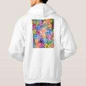 Houston Texas City Map Hoodie (Rückseite)