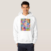 Houston Texas City Map Hoodie (Vorne ganz)