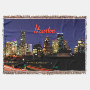 Houston Texas City Skyline Decke