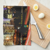 Houston Texas City Skyline Geschirrtuch (Viertel Falte)