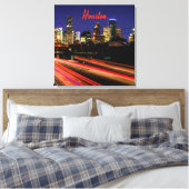 Houston Texas City Skyline Leinwanddruck (Insitu (Schlafzimmer))