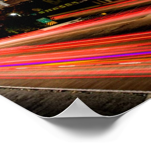 Houston Texas City Skyline Poster (Ecke)