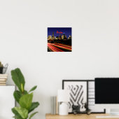 Houston Texas City Skyline Poster (Heimbüro)