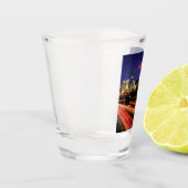 Houston Texas City Skyline Schnapsglas (Links)