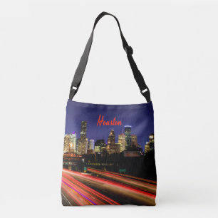 Houston Texas City Skyline Tragetaschen Mit Langen Trägern