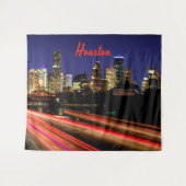 Houston Texas City Skyline Wandteppich (Vorderseite (Horizontal))