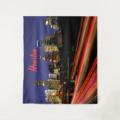 Houston Texas City Skyline Wandteppich (Vorderseite)