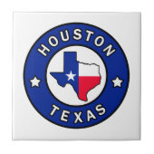 Houston Texas Fliese (Vorderseite)
