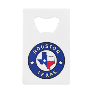 Houston Texas Geldbeutel Flaschenöffner