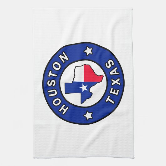 Houston Texas Geschirrtuch (Vertikal)