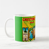 Houston Texas Greeting Postcard Mug Kaffeetasse (Links)