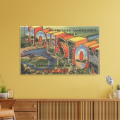 Houston, Texas - Große Buchstabenszenen 2 Leinwanddruck (Insitu (Wohnzimmer))