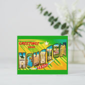 Houston Texas Grußpostkarte Postkarte (Stehend Vorderseite)