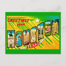 Houston Texas Grußpostkarte Postkarte