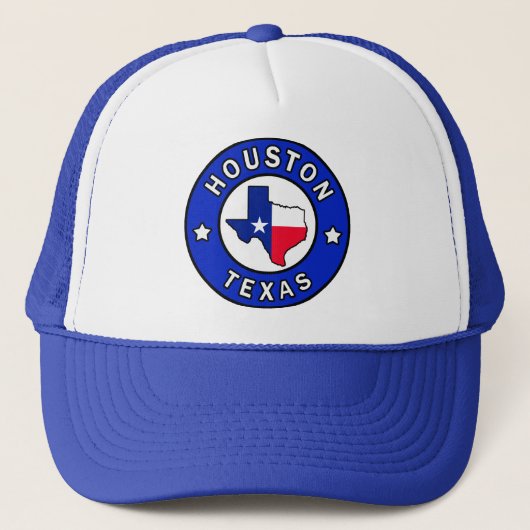 Houston Texas hat Truckerkappe (Vorderseite)