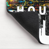 Houston, Texas in Graffiti Mousepad (Ecke)