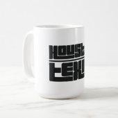 Houston - Texas Kaffeetasse (Vorderseite Links)