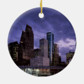 Houston Texas Keramik Ornament (Hinten)