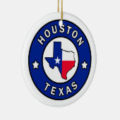 Houston Texas Keramik Ornament (Rechts)